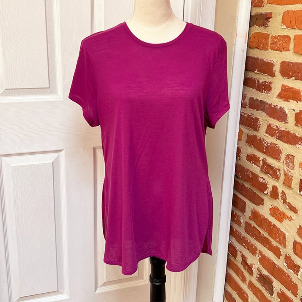 NWOT Athletic Works Short Sleeve Lightweight Moisture Wicking Shirt in Pink